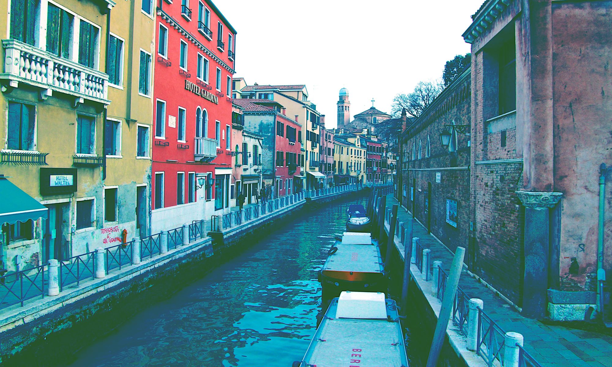 Venice canal - cover Venice by Venetians